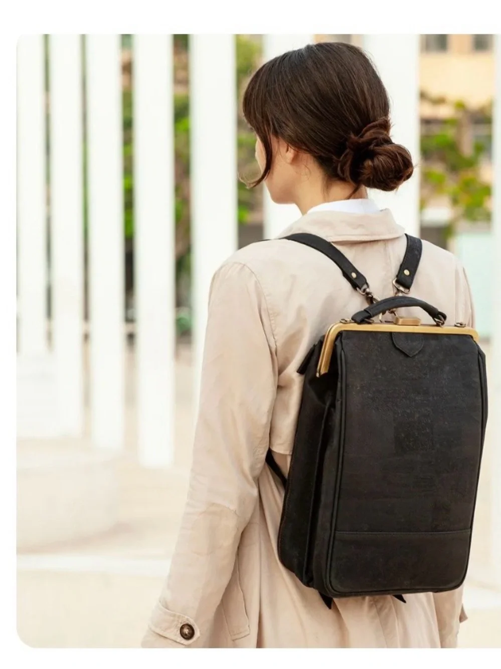 Laflore Paris chic handmade bobobark convertible backpack purse